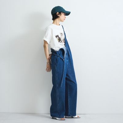 ライトオンスデニムサロペットパンツ≪手洗い可能≫