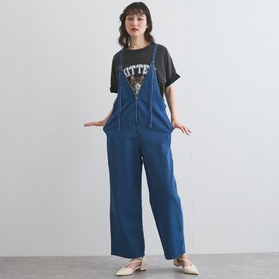 ライトオンスデニムサロペットパンツ≪手洗い可能≫
