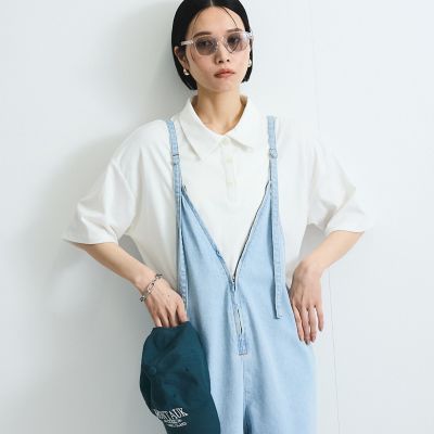 ライトオンスデニムサロペットパンツ≪手洗い可能≫