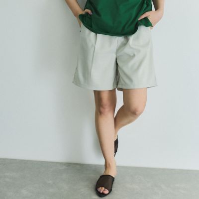 ヘザーエステルハーフパンツ≪手洗い可能≫