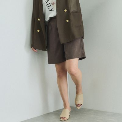 ヘザーエステルハーフパンツ≪手洗い可能≫