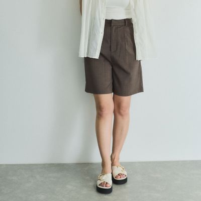 ヘザーエステルハーフパンツ≪手洗い可能≫