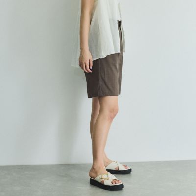 ヘザーエステルハーフパンツ≪手洗い可能≫