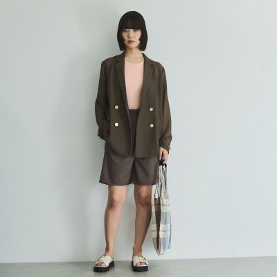 ヘザーエステルハーフパンツ≪手洗い可能≫