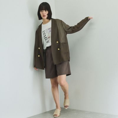 ヘザーエステルハーフパンツ≪手洗い可能≫