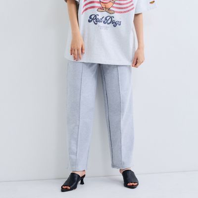 【SALE】VICKY（Women）/ビッキー ピンタックカットオフスウェットパンツ&#8810;手洗い可能&#8811; 13ライトグレー パンツ・ズボン【三越伊勢丹/公式】