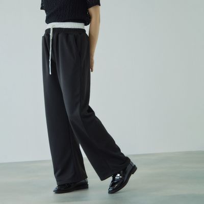 配色ドッキングスウェットパンツ≪セットアップ対応／手洗い可能