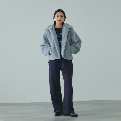 配色ドッキングスウェットパンツ≪セットアップ対応／手洗い可能