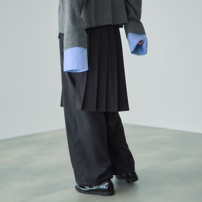 ラッププリーツスカートセットパンツ≪手洗い可能≫ | VICKY（Women