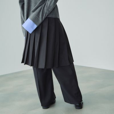 ラッププリーツスカートセットパンツ≪手洗い可能≫ | VICKY（Women