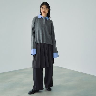 ラッププリーツスカートセットパンツ≪手洗い可能≫ | VICKY（Women