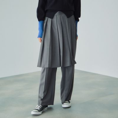 ラッププリーツスカートセットパンツ≪手洗い可能≫ | VICKY