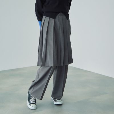 ラッププリーツスカートセットパンツ≪手洗い可能≫ | VICKY（Women