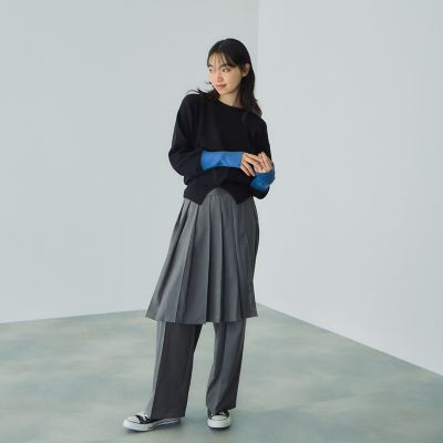 ★あさごはん様★BEAUTY&YOUTH ラップ プリーツスカート ラップ プリーツスカート