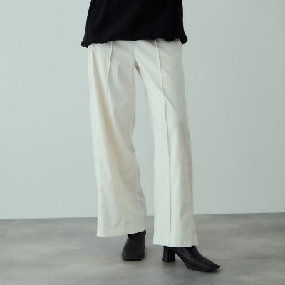 ＜VICKY（Women）＞センターシームストレッチイージーパンツ≪手洗い可能≫