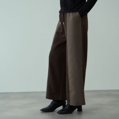 ＜VICKY（Women）＞軽量ボンディングイージーワイドパンツ≪洗濯機で洗える