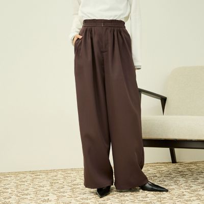 ＜VICKY（Women）＞ジョーゼットメニータックカラーパンツ