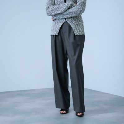 ＜VICKY（Women）＞サイドポケットワイドタックパンツ