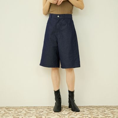 ＜VICKY（Women）＞デニムハーフパンツ