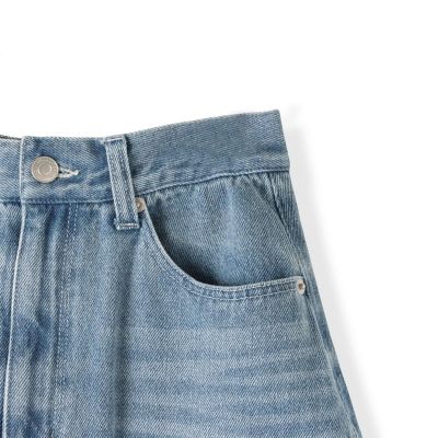 【春夏の旬顔デニムシリーズ】デニムスカート《洗濯機で洗える》