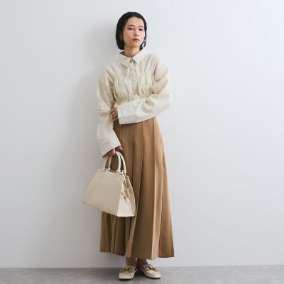 ツイルプリーツスカート≪手洗い可能≫