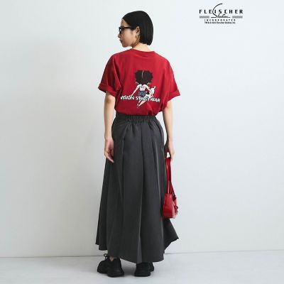ツイルプリーツスカート≪手洗い可能≫