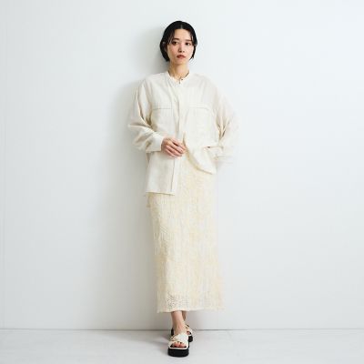 コードエンブロイダリーＩラインスカート