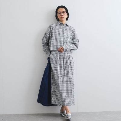 フロントタックチェックスカート≪手洗い可能≫ | VICKY (Women