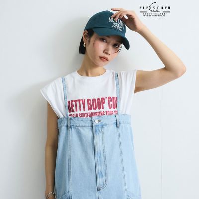 ライトオンスデニムサロペットスカート≪手洗い可能≫