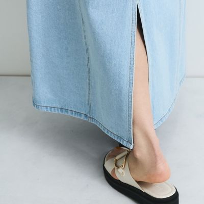 ライトオンスデニムサロペットスカート≪手洗い可能≫