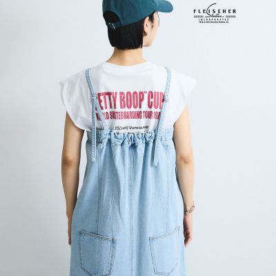 ライトオンスデニムサロペットスカート≪手洗い可能≫