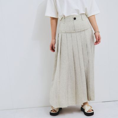 美品／ハチヤーズHIGHSYARDS プリーツスカート 8YARDS / Half Pleated 2G