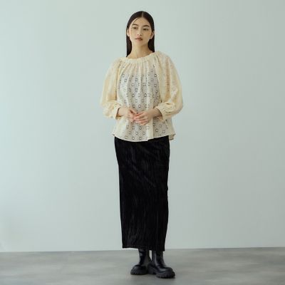 クラッシュベロアスカート≪手洗い可能≫ | VICKY（Women）/ビッキー