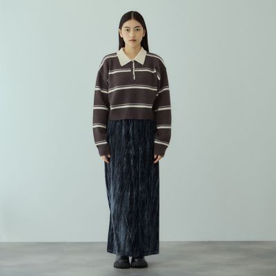 クラッシュベロアスカート≪手洗い可能≫ | VICKY（Women）/ビッキー