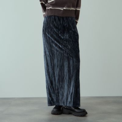 クラッシュベロアスカート≪手洗い可能≫ | VICKY（Women）/ビッキー