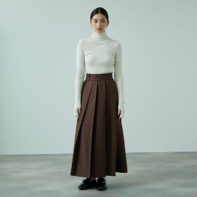 ワイドプリーツスリットスカート≪手洗い可能≫ | VICKY (Women