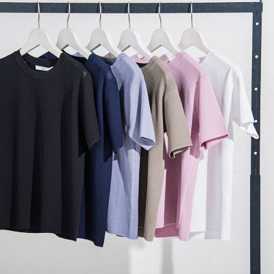 【接触冷感／遮熱機能】サラサラＴシャツニット≪手洗い可能≫