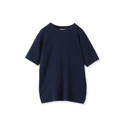【接触冷感／遮熱機能】サラサラＴシャツニット≪手洗い可能≫
