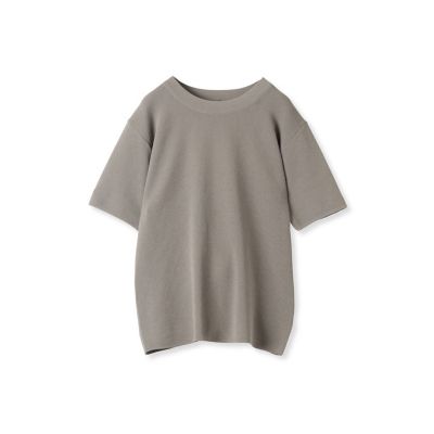 【接触冷感／遮熱機能】サラサラＴシャツニット≪手洗い可能≫