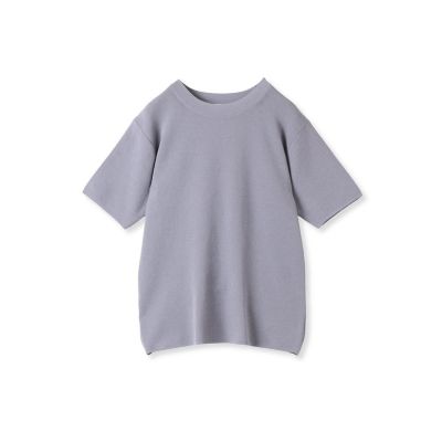【接触冷感／遮熱機能】サラサラＴシャツニット≪手洗い可能≫