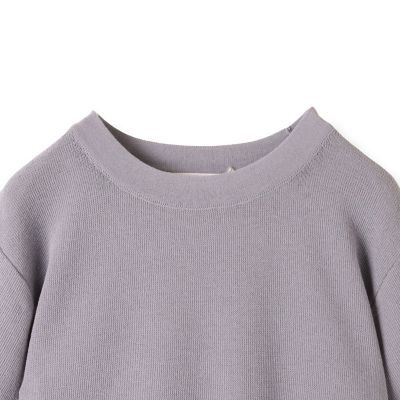 【接触冷感／遮熱機能】サラサラＴシャツニット≪手洗い可能≫