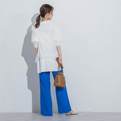 【清涼感がある】バックメッシュカーディガン≪手洗い可能≫