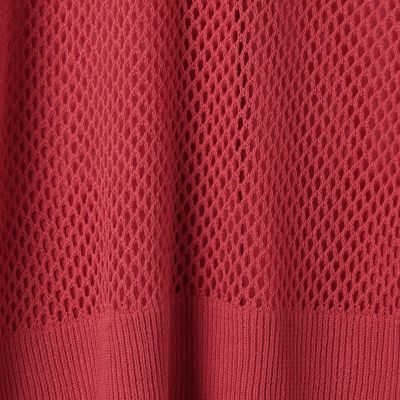 【清涼感がある】バックメッシュカーディガン≪手洗い可能≫