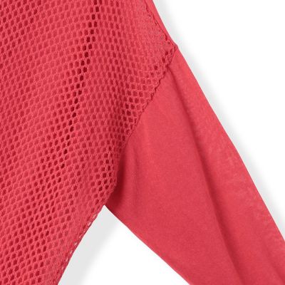 【清涼感がある】バックメッシュカーディガン≪手洗い可能≫