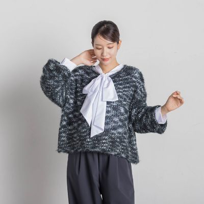 団染めラメニット≪手洗い可能≫