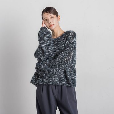 団染めラメニット≪手洗い可能≫