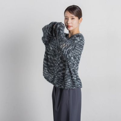 団染めラメニット≪手洗い可能≫