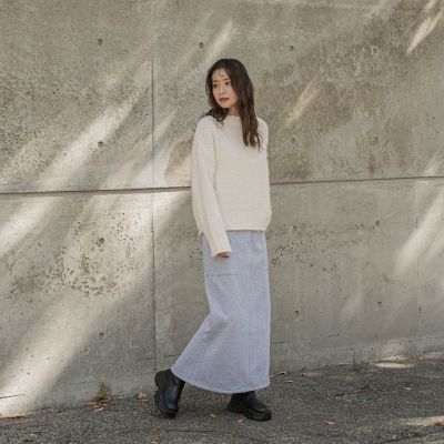ラメバスケットニット≪手洗い可能≫