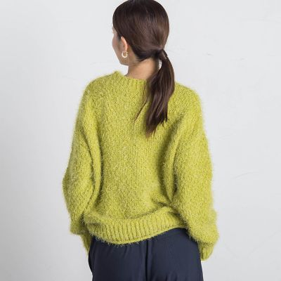 ラメバスケットニット≪手洗い可能≫