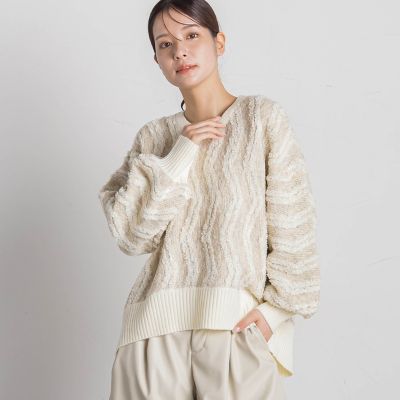 ループジャガードニット≪手洗い可能≫ ループジャガードニット≪手洗い可能≫ | VICKY（Women